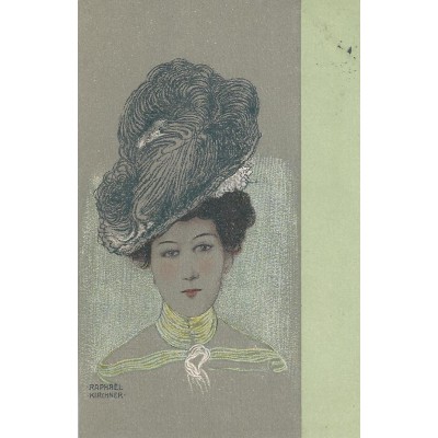 Chapeaux et coiffures par Raphael Kirchner vers 1900 